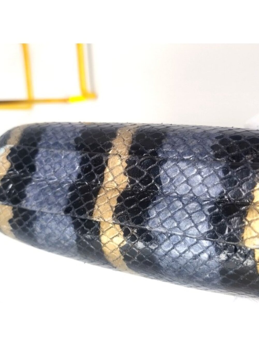 Diane Von Furstenberg Python Leather Clutch - Picture 6 of 9